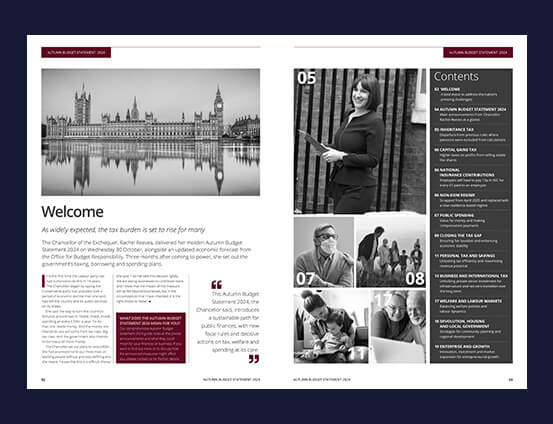 Guide to the Autumn Budget 2024